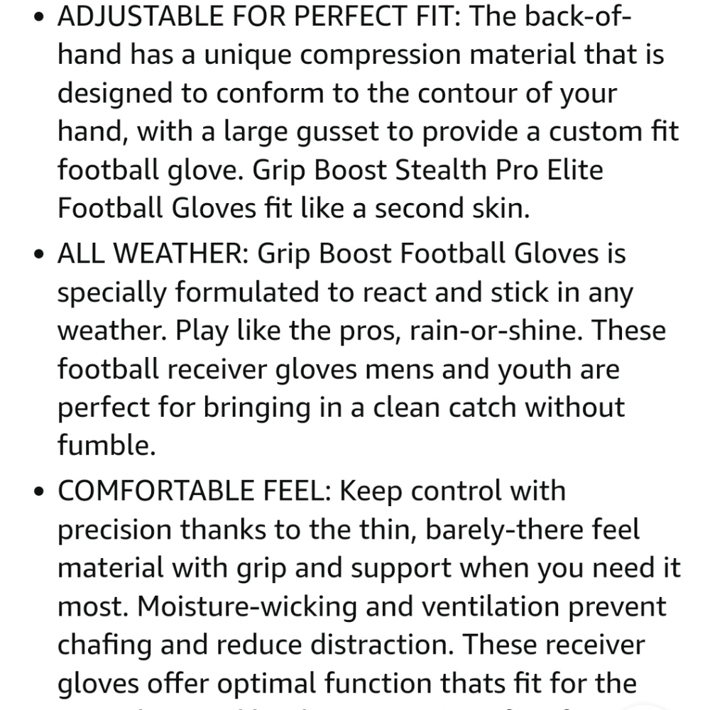 Mens Football Gloves - Picture 12 of 15